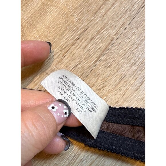 Vintage 1996 Victorias Secret 34B Leopard Print Velour Underwire Push Up Bra 34B - Picture 5 of 6